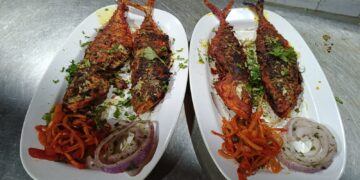 दामोदर बिर्याणी हाऊसमध्ये भरतो ‘फिश महोत्सव’, महोत्सवात अख्खं कुटुंब करत काम…