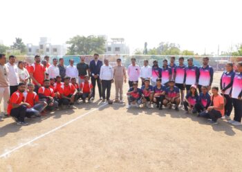 जामखेड महाविद्यालयात बॉलबॅडमिंटन स्पर्धा जल्लोषात संपन्न.