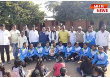 जिल्हास्तरीय खो-खो स्पर्धेत वाकडीच्या मुलींचा डंका.