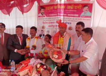 प्रहार करिअर अकॅडमी व भरतीपूर्व प्रशिक्षण केंद्र अ.नगर घडवतात देशाचे सैनिक ; तुषार पवार याचा सन्मान सोहळा संपन्न.