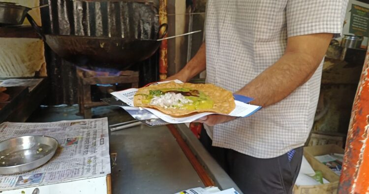 नगर स्पेशल पापड भाजी, अशी पापड भाजी फक्त नगर मध्येच मिळणार !