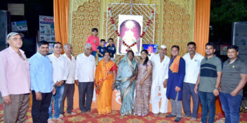 केडगावला रंगला हनुमान चालिसा व भजन संध्याभावभक्तीचा महोत्सवात भाविक तल्लिन