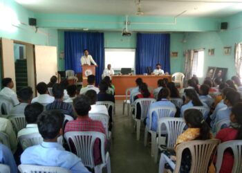 “बँकिंग क्षेत्रातील रोजगारांच्या संधी” विषयावर व्याख्यान.