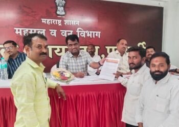 शासनाची व मूळ प्लॉट धारकाची फसवणूक प्रकरणी त्या दोघांवर फौजदारी गुन्हा दाखल करावा – मनसेच्या वतीने तहसीलदार यांचेकडे मागणी.